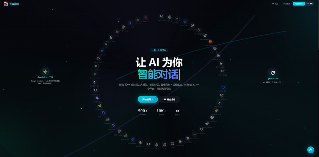 菁选灵创平台全景